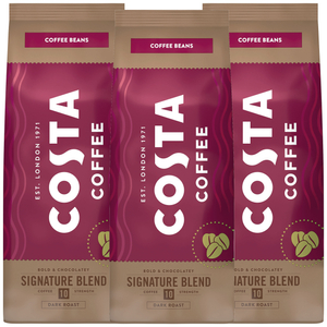 ZESTAW - Kawa ziarnista Costa Coffee Signature Blend Dark Roast 3x500g - opinie w konesso.pl