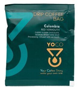 Drip-Bagi YoCo Coffee Colombia Red Vermouth 20x12g - opinie w konesso.pl